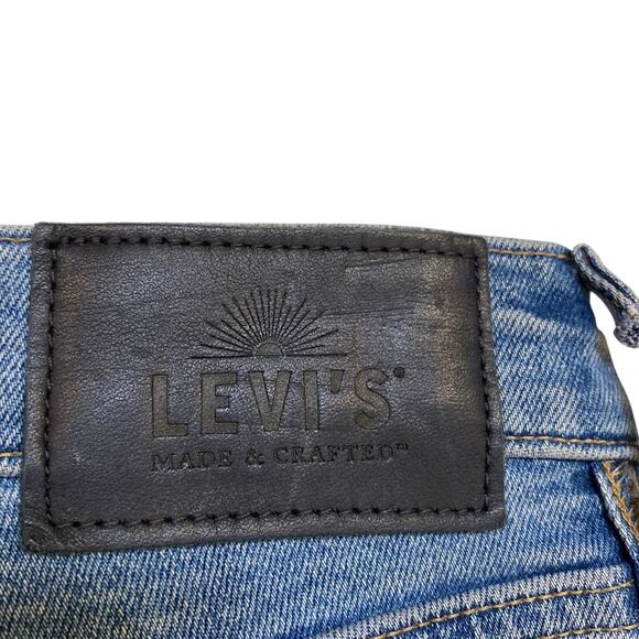 Levis Made & Crafted 2 Tone High Rise Skinny Jeans Womens 28x30 Japanese Denim - Picture 4 of 12